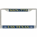 USS Texas SSN-775 License Plate Frame