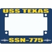 USS Texas SSN-775 Motorcycle Frame