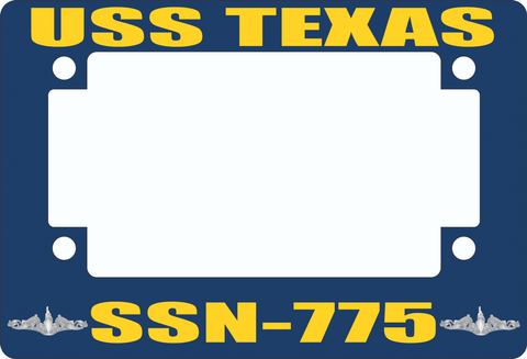 USS Texas SSN-775 Motorcycle Frame