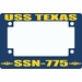 USS Texas SSN-775 Motorcycle Frame