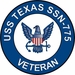 USS Texas SSN-775 Veteran Decal Sticker