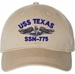 USS Texas SSN-775 with Dolphins Unstructured Dad Cap