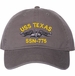 USS Texas SSN-775 with Dolphins Unstructured Dad Cap