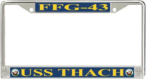 USS Thach FFG-43 License Plate Frame