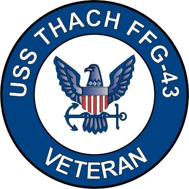 USS Thach FFG-43 Veteran Decal Sticker