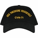 USS Theodore Roosevelt CVN-71 Text-Only Embroidered Cap