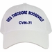 USS Theodore Roosevelt CVN-71 Text-Only Embroidered Cap