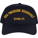 USS Theodore Roosevelt CVN-71 Text-Only Embroidered Cap
