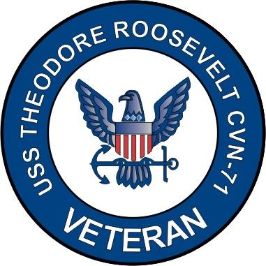 USS Theodore Roosevelt CVN-71 Veteran Decal Sticker