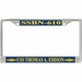 USS Thomas A. Edison SSBN-610 License Plate Frame