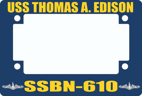 USS Thomas A. Edison SSBN-610 Motorcycle Frame