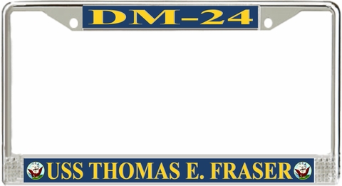 USS Thomas E. Fraser DM-24 License Plate Frame
