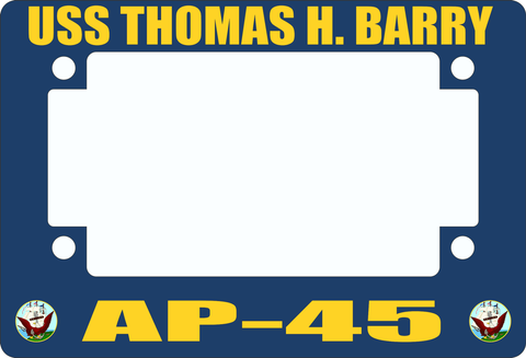 USS Thomas H. Barry AP-45 Motorcycle Frame