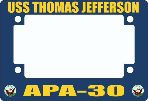 USS Thomas Jefferson APA-30 Motorcycle Frame