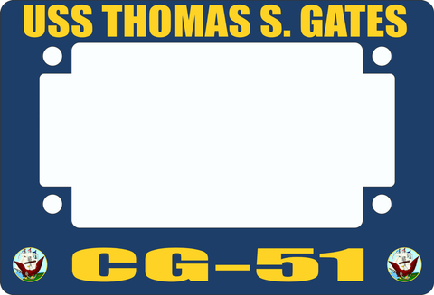 USS Thomas S. Gates CG-51 Motorcycle Frame