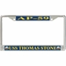 USS Thomas Stone AP-59 License Plate Frame
