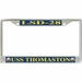 USS Thomaston LSD-28 License Plate Frame