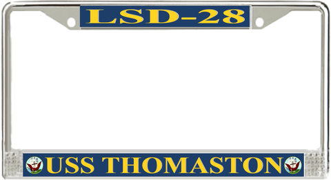 USS Thomaston LSD-28 License Plate Frame