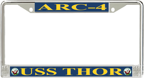 USS Thor ARC-4 License Plate Frame