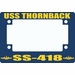 USS Thornback SS-418 Motorcycle Frame