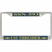USS Thresher SSN-593 License Plate Frame