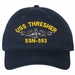 USS Thresher SSN-593 with Dolphins Unstructured Dad Cap