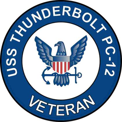 USS Thunderboldt PC-12 Veteran Decal Sticker