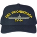 USS Ticonderoga CV-14 Custom Embroidered Cap