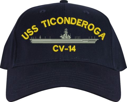 USS Ticonderoga CV-14 Imported Cap