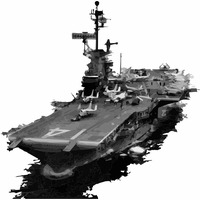 USS Ticonderoga CV/CVA/CVS-14 Merchandise Thumbnail Illustration