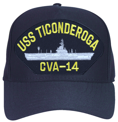 USS Ticonderoga CVA-14 Ships Ball Cap