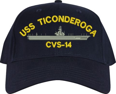 USS Ticonderoga CVS-14 Imported Cap