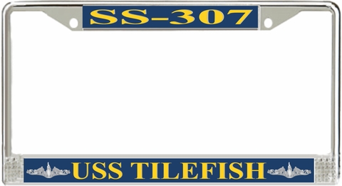 USS Tilefish SS-307 License Plate Frame