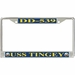 USS Tingey DD-539 License Plate Frame