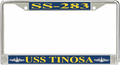 USS Tinosa SS-283 License Plate Frame