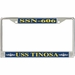 USS Tinosa SSN-606 License Plate Frame