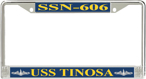 USS Tinosa SSN-606 License Plate Frame