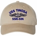 USS Tinosa SSN-606 with Dolphins Unstructured Dad Cap