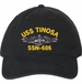 USS Tinosa SSN-606 with Dolphins Unstructured Dad Cap