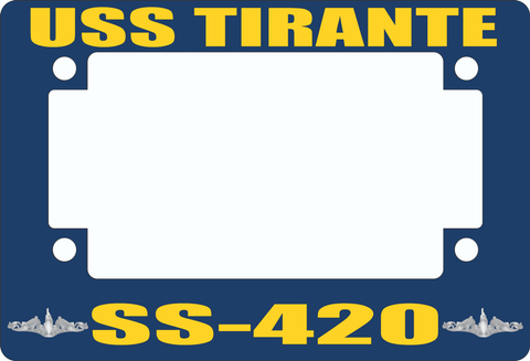 USS Tirante SS-420 Motorcycle Frame