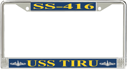 USS Tiru SS-416 License Plate Frame