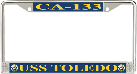USS Toledo CA-133 License Plate Frame