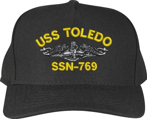 USS Toledo SSN-769 Custom Embroidered Cap