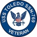 USS Toledo SSN-769 Veteran Decal Sticker