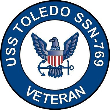 USS Toledo SSN-769 Veteran Decal Sticker