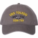 USS Toledo SSN-769 with Dolphins Unstructured Dad Cap
