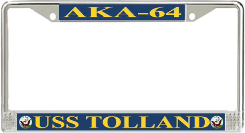 USS Tolland AKA-64 License Plate Frame