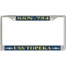 USS Topeka SSN-754 License Plate Frame