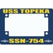 USS Topeka SSN-754 Motorcycle Frame