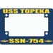 USS Topeka SSN-754 Motorcycle Frame